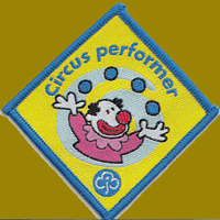 Brownie Circus badge
