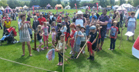 Que for hobby horse jousting